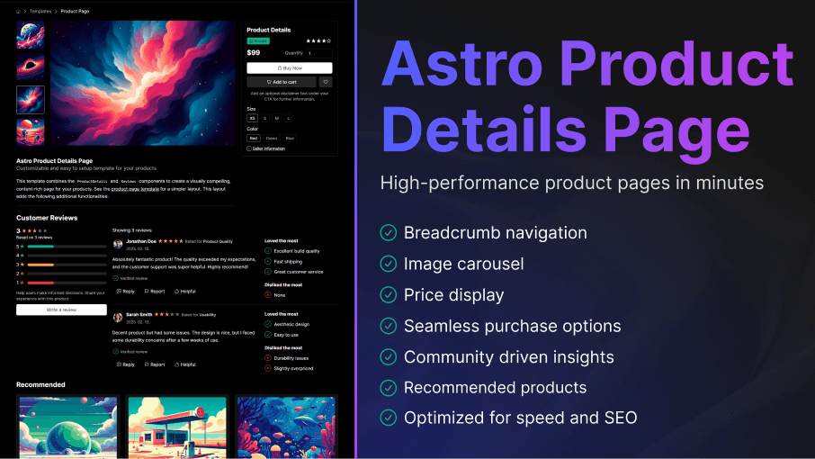 Product Details Page